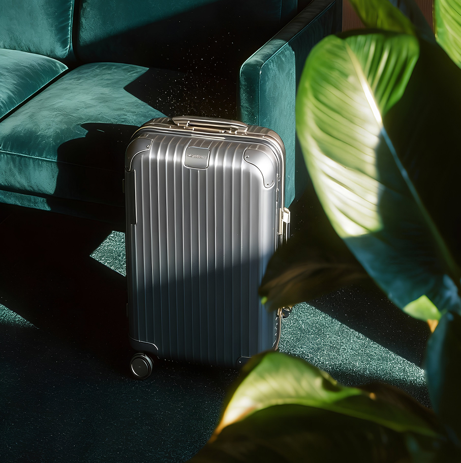 Valigia di lusso recuperata e custodita in una lounge aeroportuale grazie al servizio Lost and Found di Fly Service